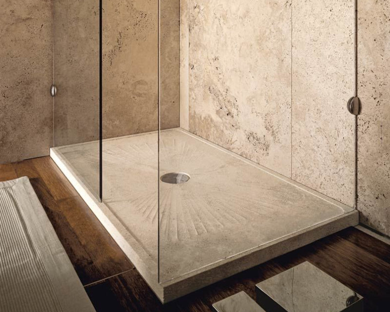 Receveur de douche travertin - 90 x 120 x 5cm