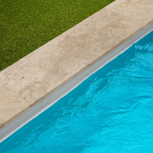 Margelle Light Mix 1er choix Bord arrondi - 100 x 33 x 3cm