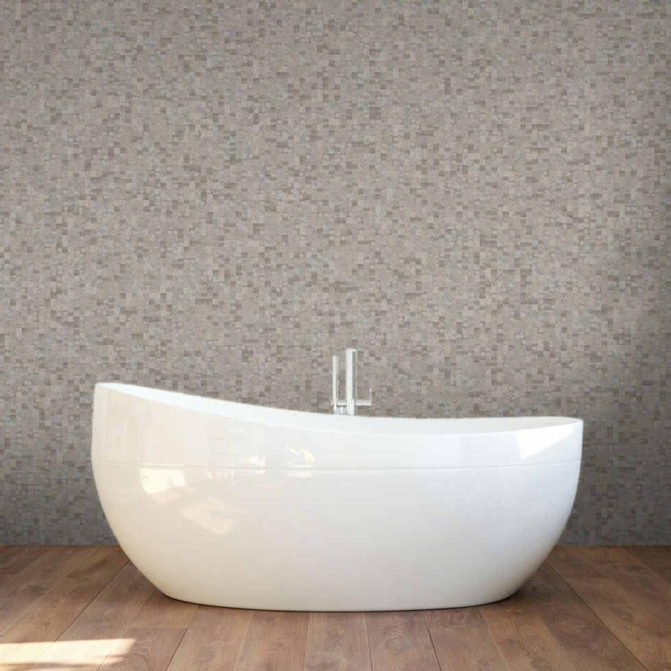 Mosaique silver 2,5 x 2,5 (boîte de 8) - 30 x 30cm