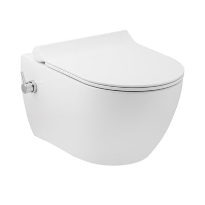 WC Suspendu avec robinet bidet intégré