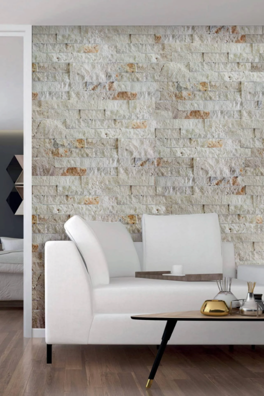 Parements Travertin Classic Mix  - 60 x 15 x 1.2-2cm