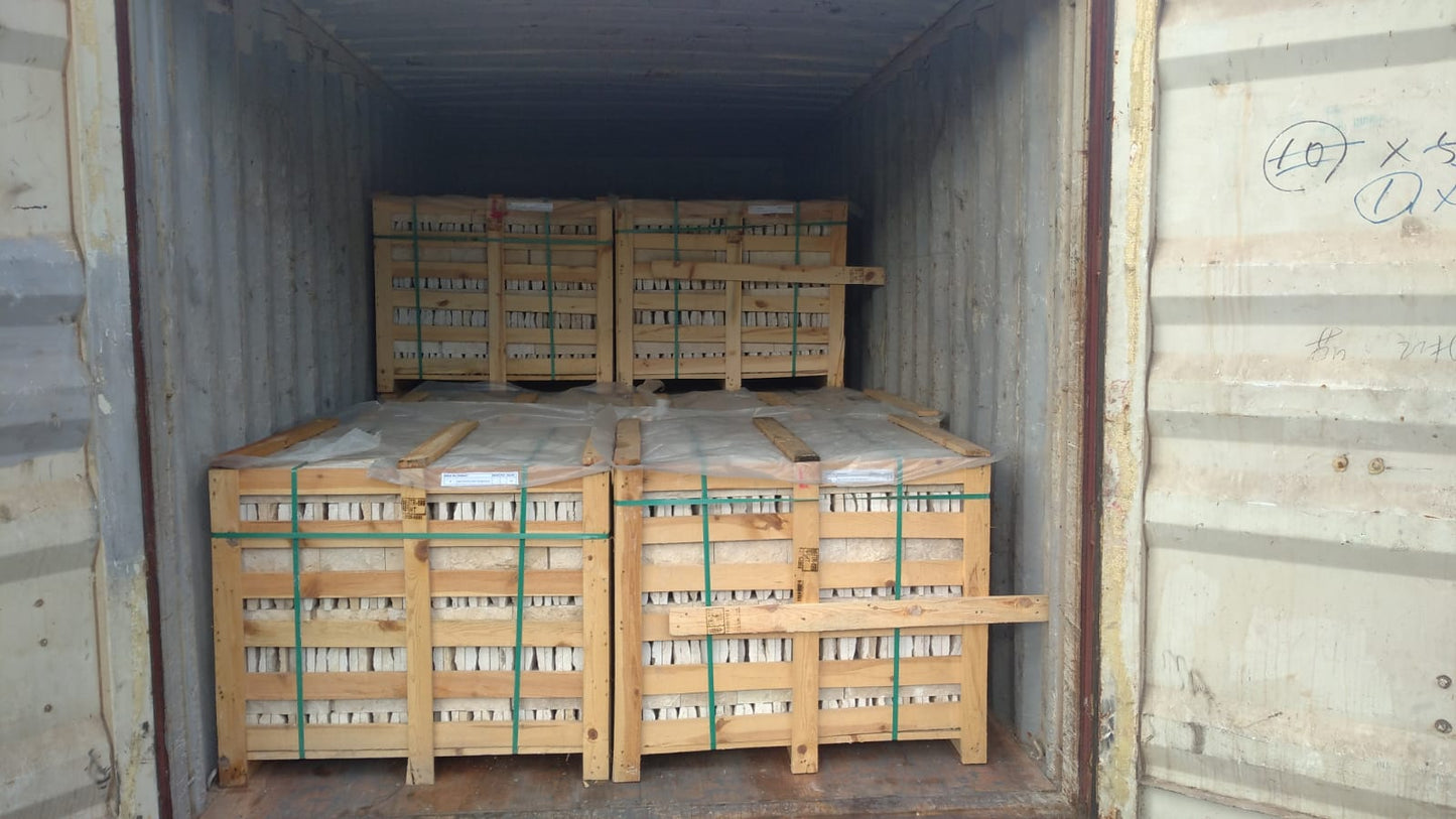 Parements Travertin Beige SPLIT FACE  - 10x2xLL