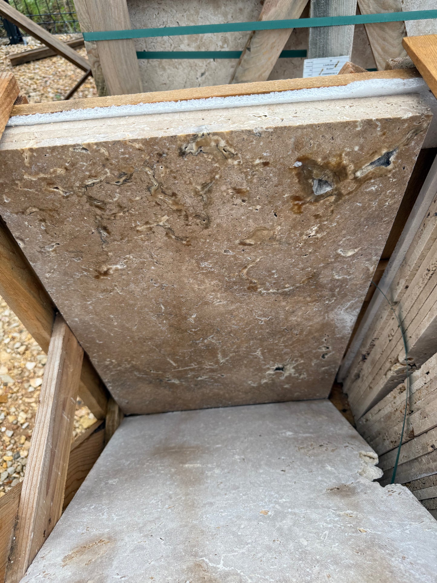 Travertin 2ème choix - 40.6 x 61 x 1.2 cm