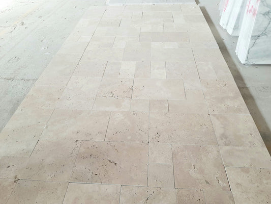 Travertin Light 1er choix  - opus x 1.2cm