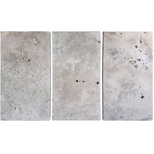 Margelle Travertin Rustique Bord Droit – 61 × 33 × 3 cm