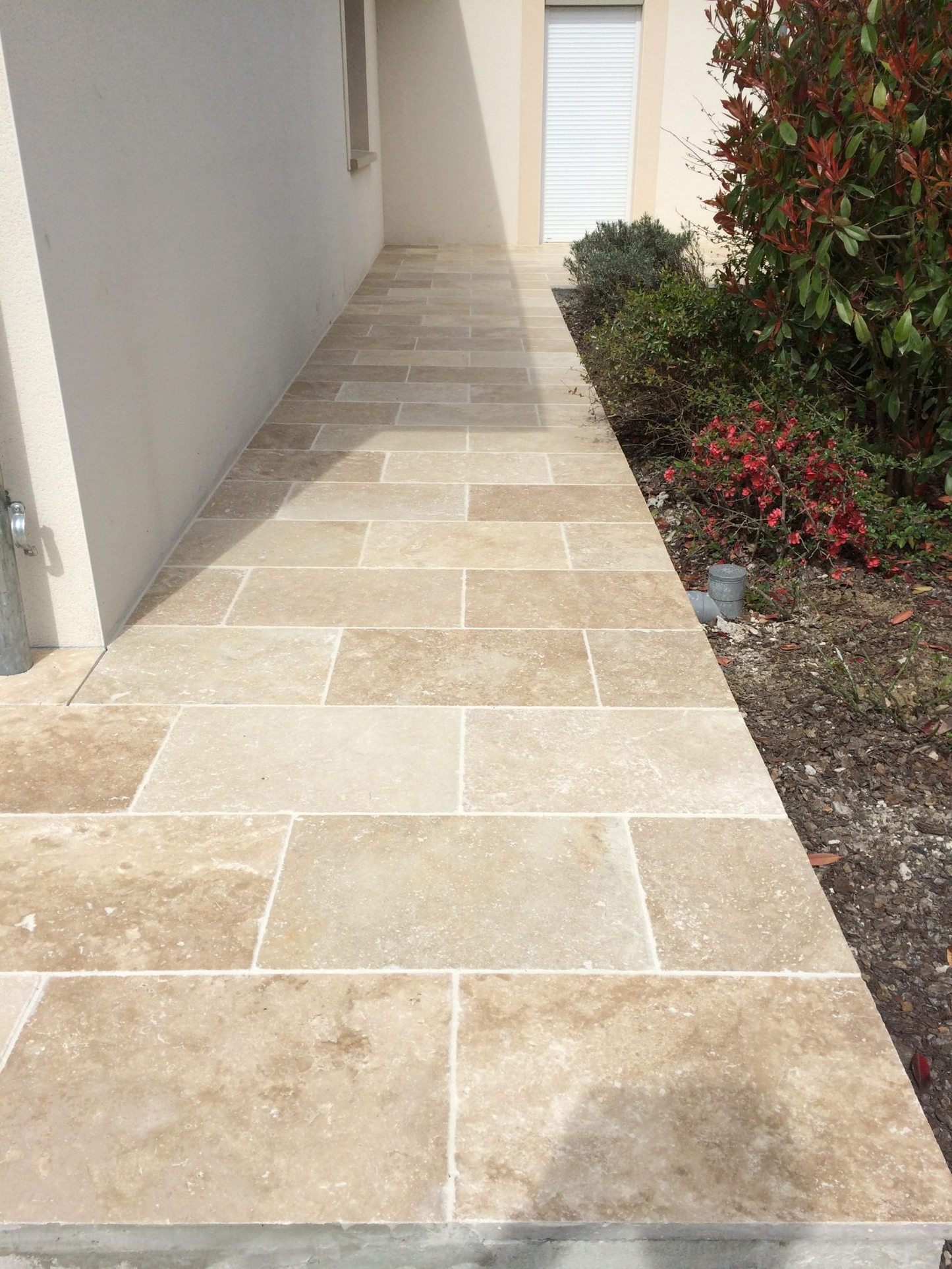 Pack travertin 2nd choix + colle incluse - 40.6 x 61 x 1.2 cm