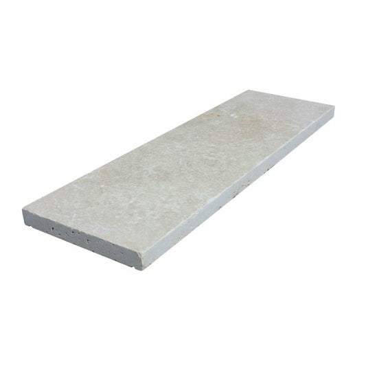 Travertin classic mix couvertine  bord droit - 61 x 25 x 3cm