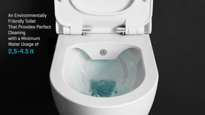 WC Suspendu lavant sans robinet intégré