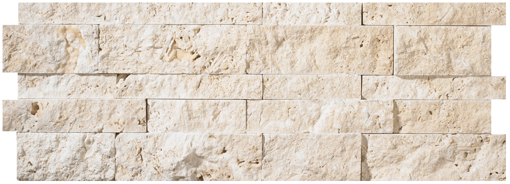 Parements Travertin Classic Mix  - 60 x 15 x 1.2-2cm