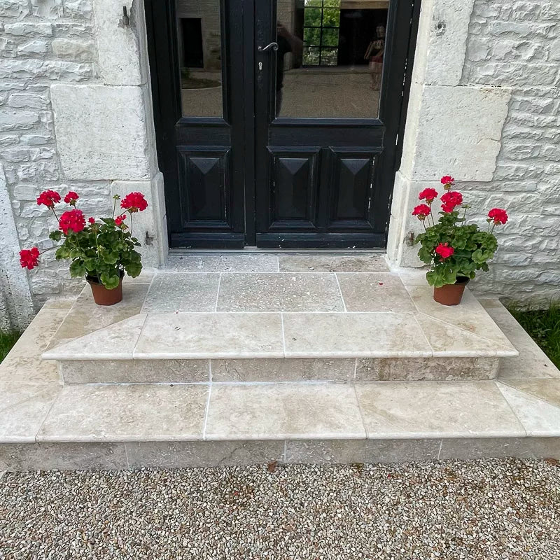 Margelle Classic Mix - retombée bord 1/2 rond - 61 x 33 x 3 /1.2cm