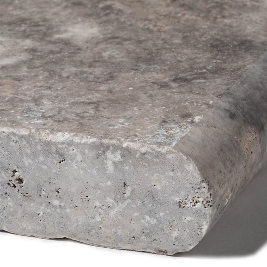 Margelle Silver bord arrondi - 130 x 55 x 3cm