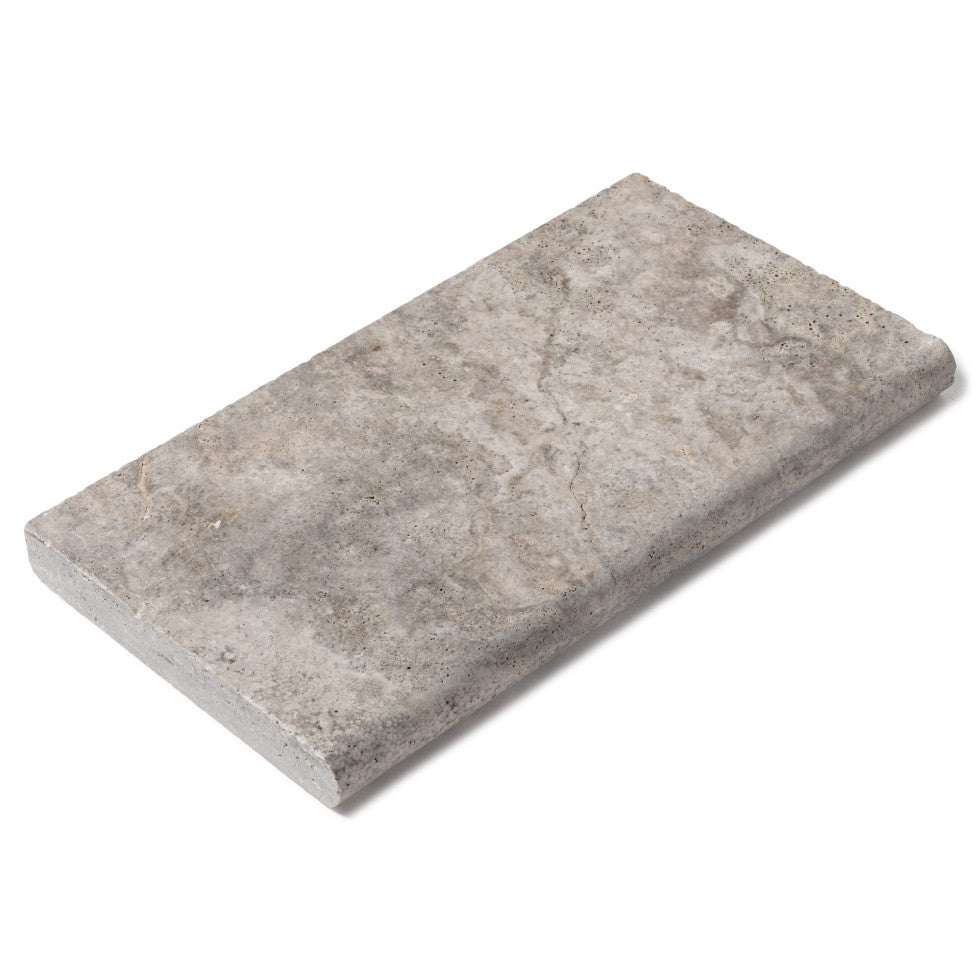 Margelle Silver bord arrondi - 130 x 55 x 3cm