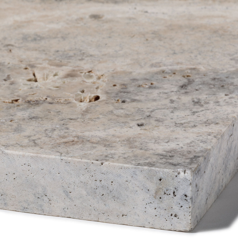 Margelle Silver 1er choix - Bord droit - 61 x 33 x 3cm