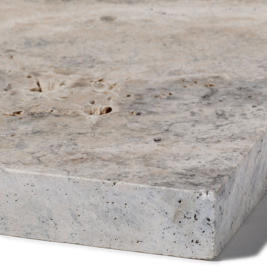 Margelle Silver 1er choix - Bord droit - 61 x 33 x 3cm