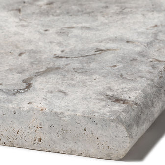 Margelle Silver 1er choix - Bord arrondi - 61 x 33 x 3cm