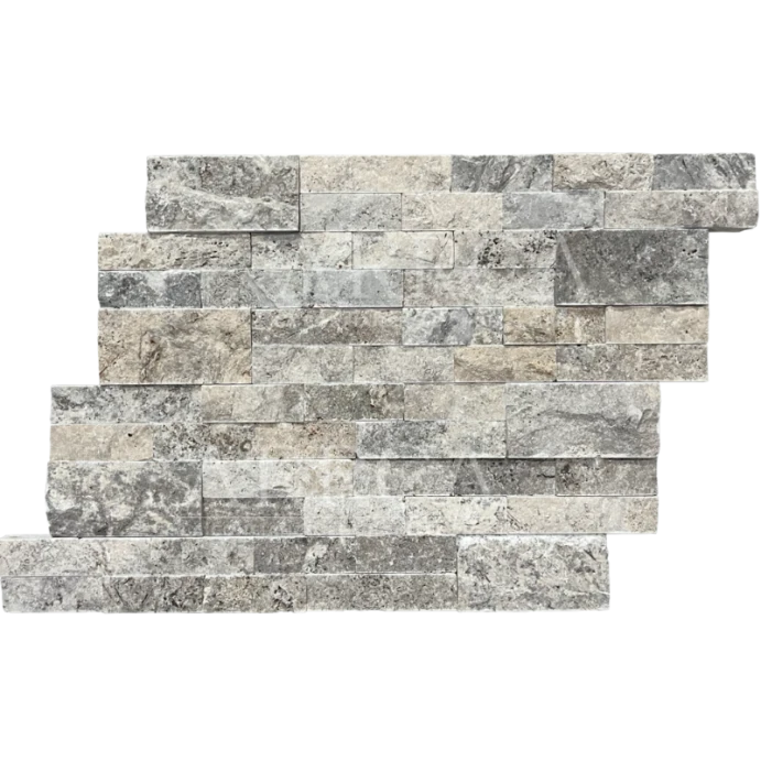 Parements Travertin Silver  - 30.5 x 30.5 x 1.2-2cm